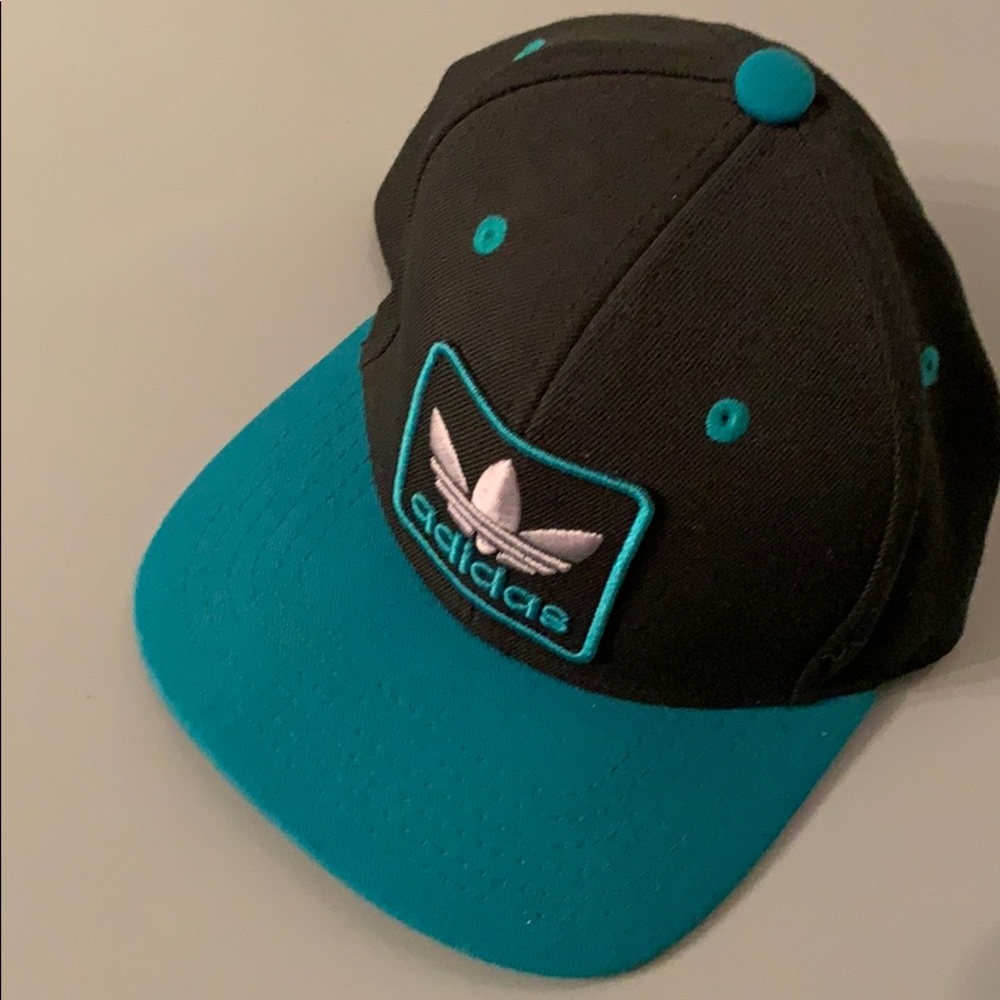 Adidas Special Snap Black and Teal Hat